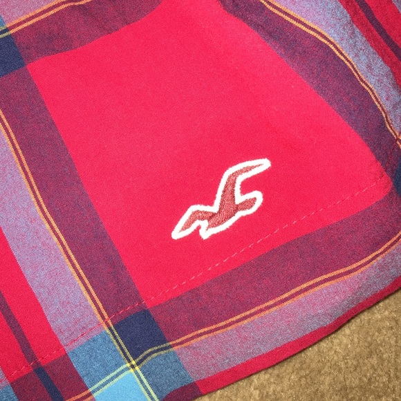 Hollister red plaid dress - Picture 2 of 3