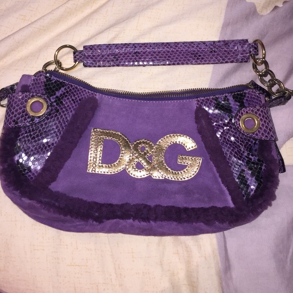 ❌SOLD❌D&G purple suede purse - Picture 4 of 4