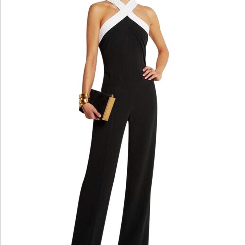 Halter Neck Wide Leg Jumpsuit