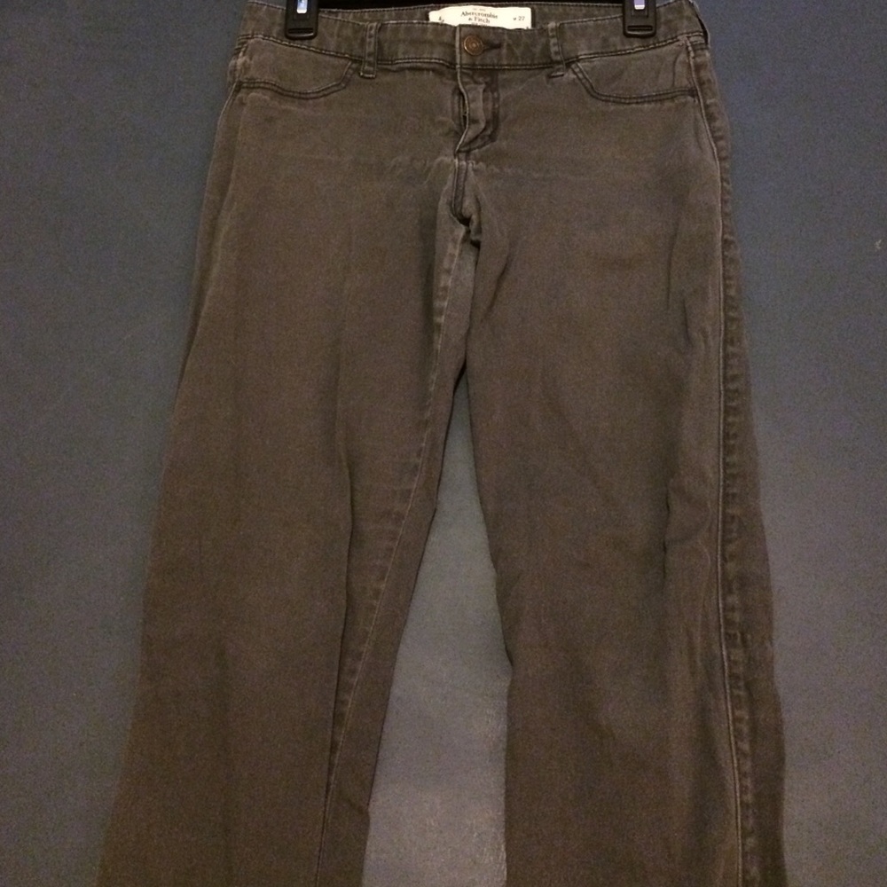 A&F grey khaki pants