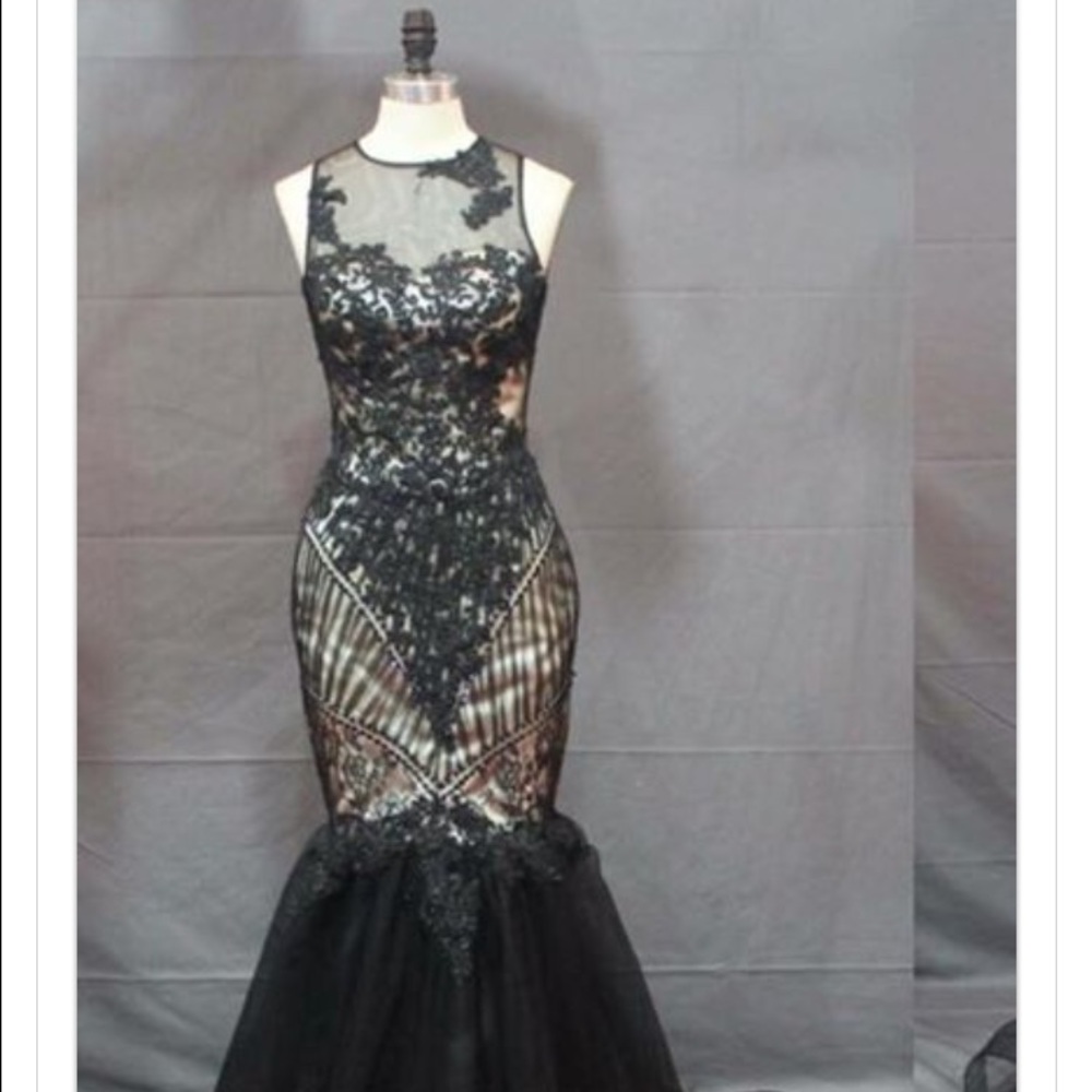 Custom made one of a kind prom dress size two