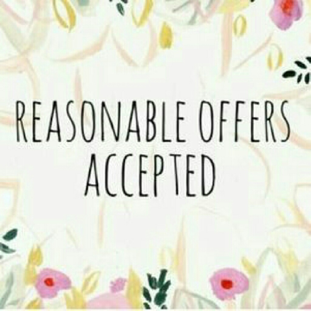 All reasonable offers accepted!!