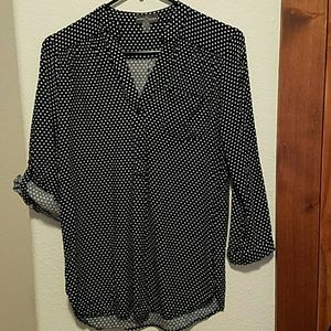 Polka dot blouse