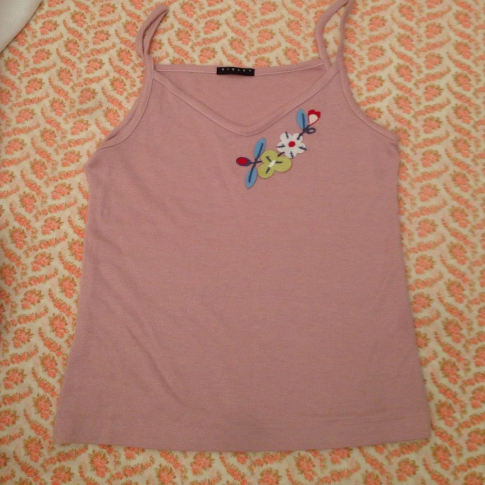 Sisley Fleece wood top. NWOT