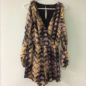 Cold Shoulder Romper