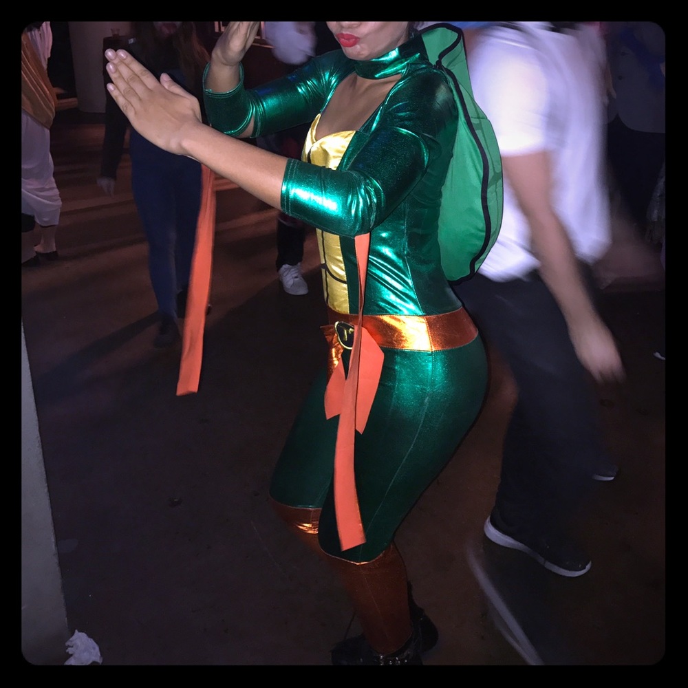 Ninja Turtle Woman's Costume (Mikey)