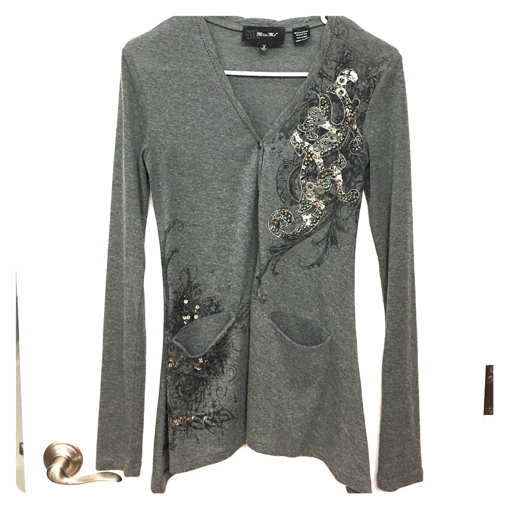 Long sleeve button down cardigan