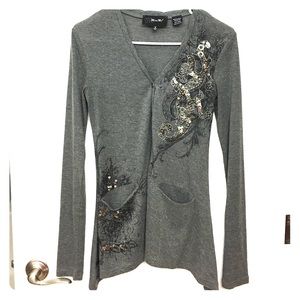 Long sleeve button down cardigan