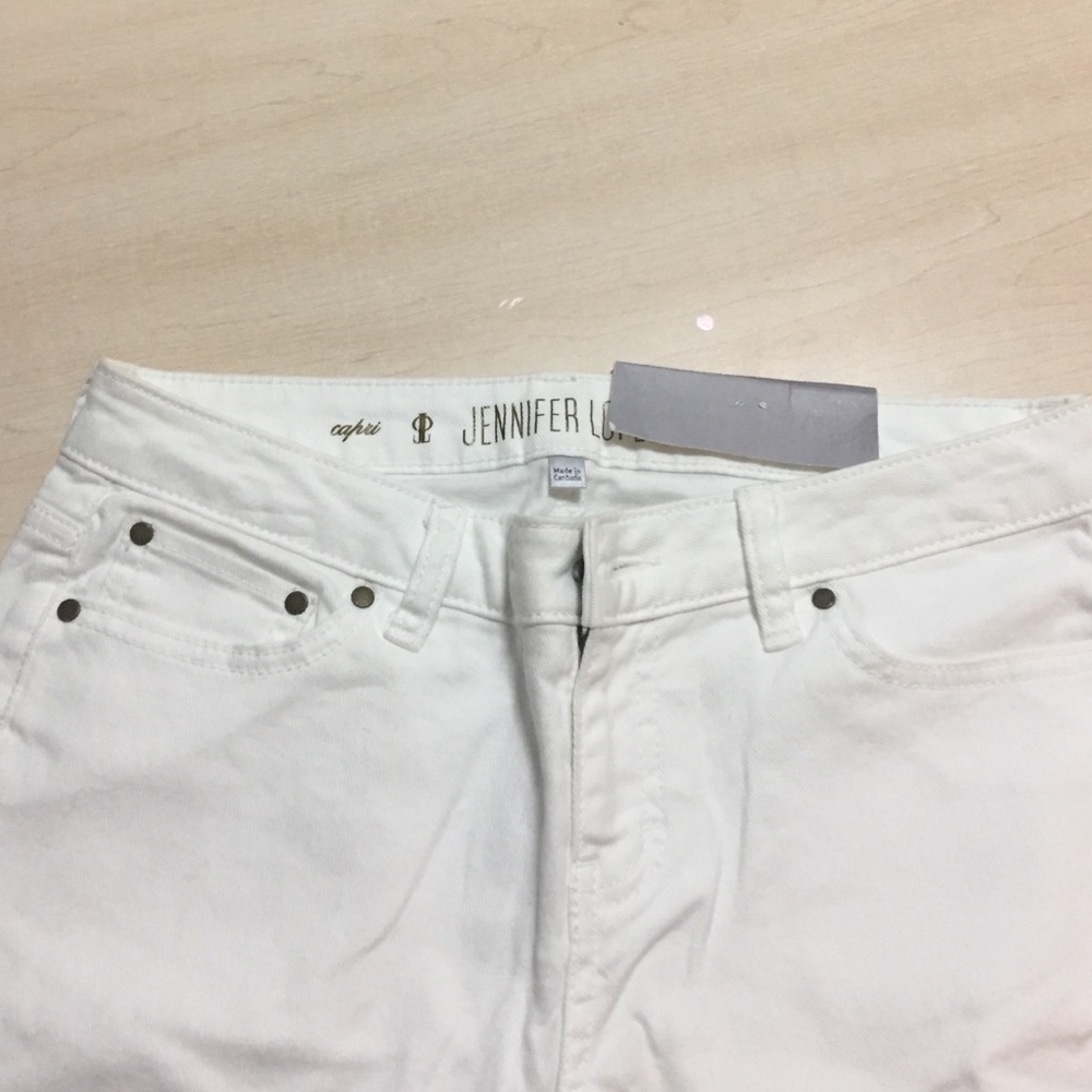 Jlo Cream Jeans capris