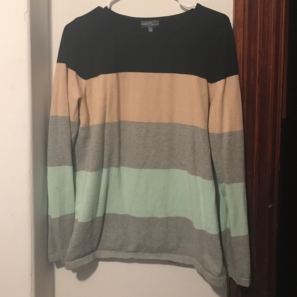 StitchFix Market & Spruce colorblock sweater