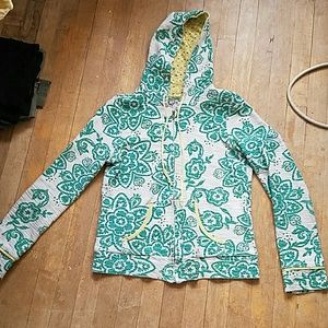 Scrapbook zip up hoodie