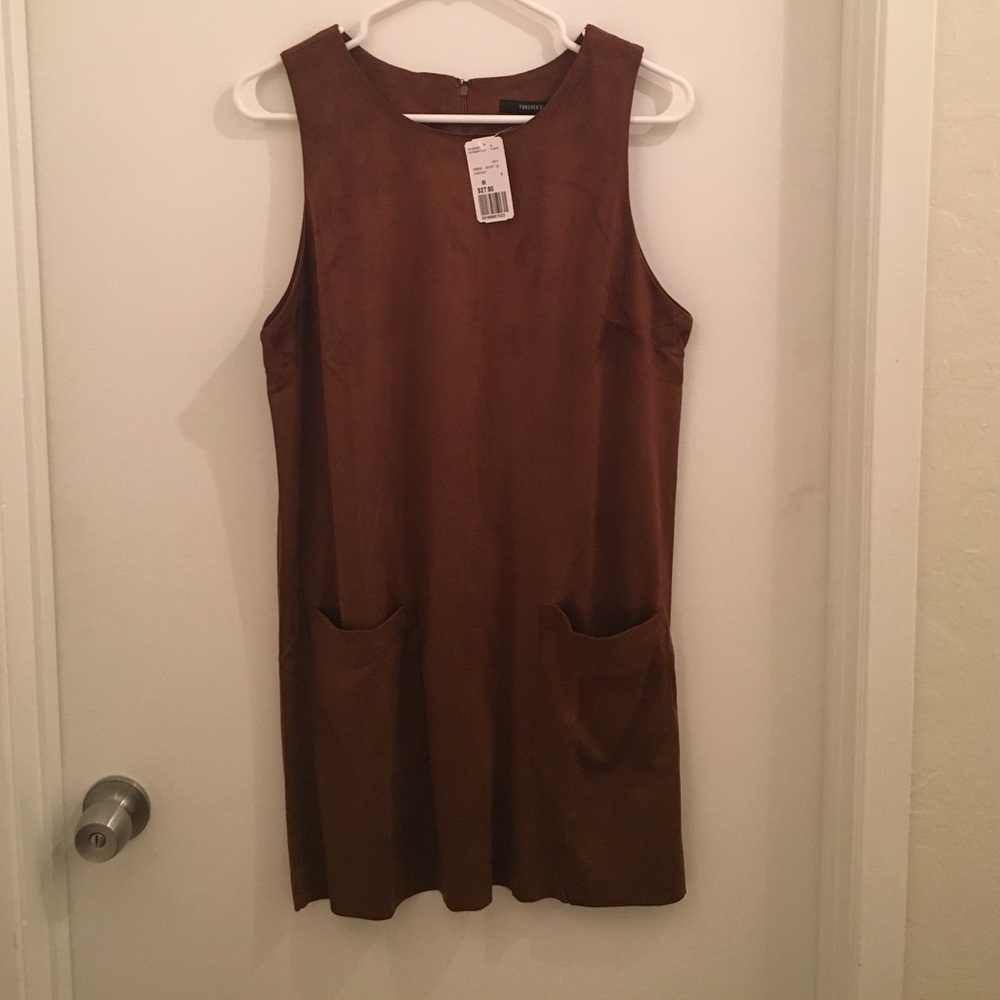 Chestnut mini dress