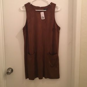 Chestnut mini dress