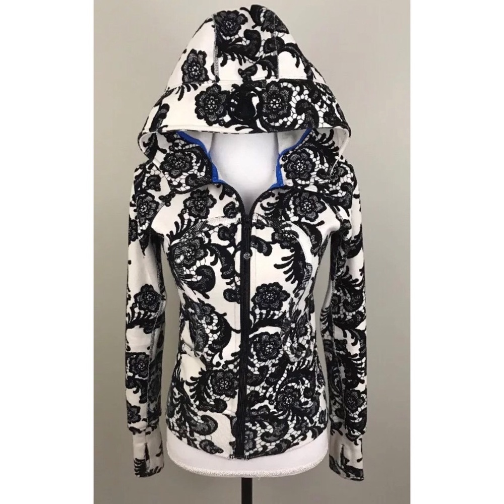 LuluLemon Laceoflage Stretch Scuba hoodie Rare Sz4