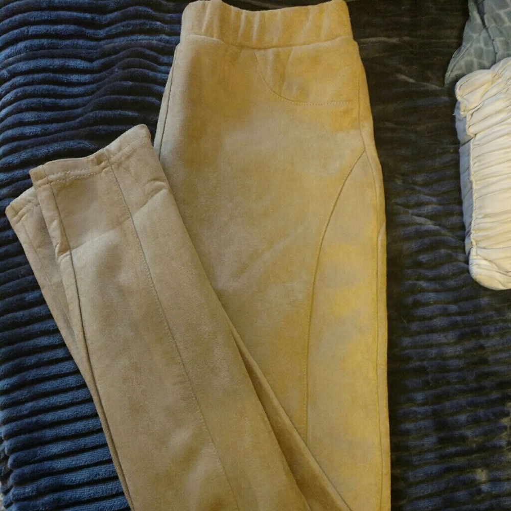 Suede Leggings