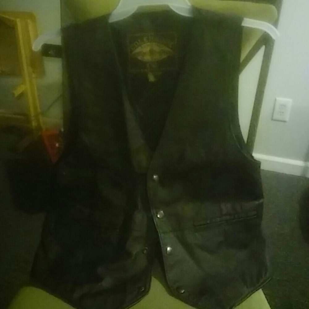 Colebrook Co. Leather Vest