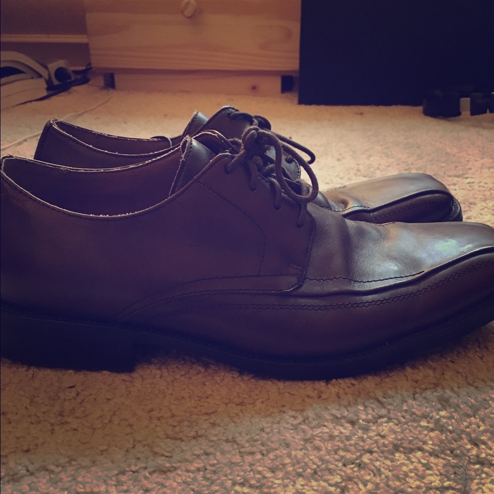 Chaps Brown Dress Shoes