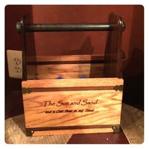 Handmade 6-pack Beer Carrier