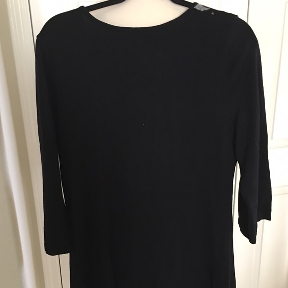 Beautiful Black & Gray Sweater Dress in Print-NWOT - Picture 3 of 4