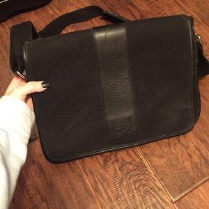 Coach laptop shoulder bag