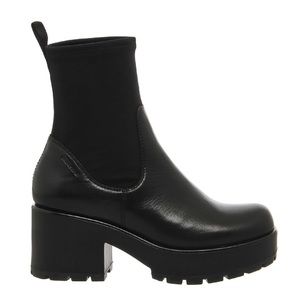 Vagabond Dioon Neoprene Black Leather
