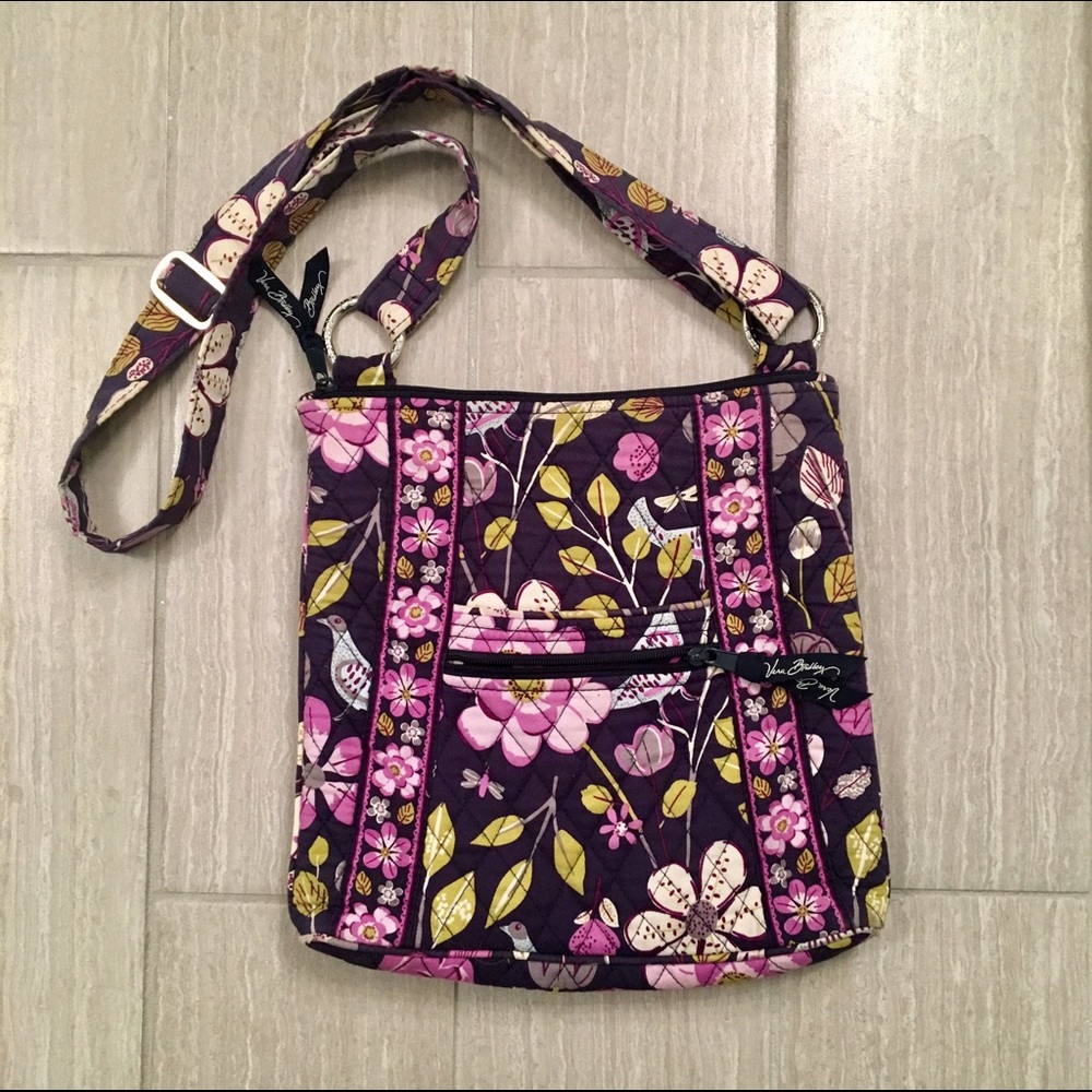VERA BRADLEY FLORAL NIGHTINGALE HIPSTER