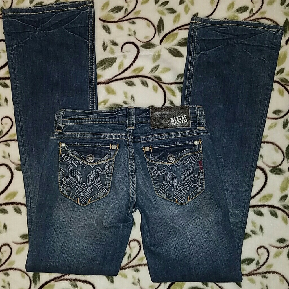 MEK denim "Mazatlan" boot cut. 27x34 - Picture 1 of 4