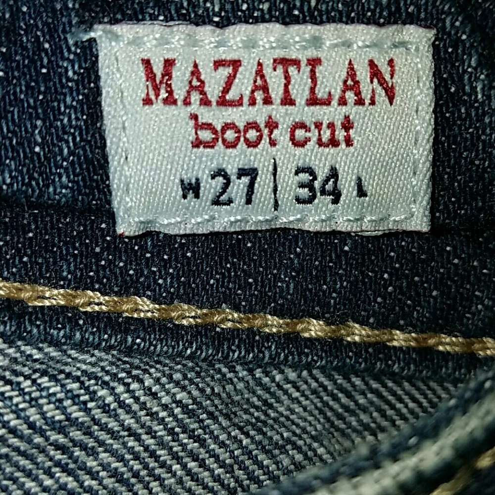 MEK denim "Mazatlan" boot cut. 27x34 - Picture 4 of 4