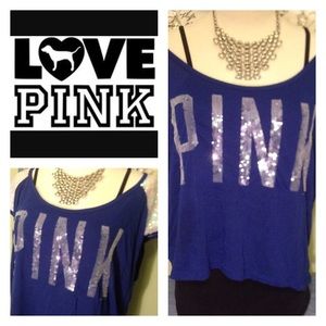 ❌SOLD❌ Victoria Secret Sequin crop LARGE