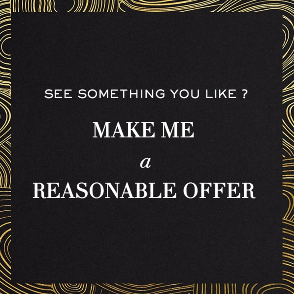 Open to reasonable offers