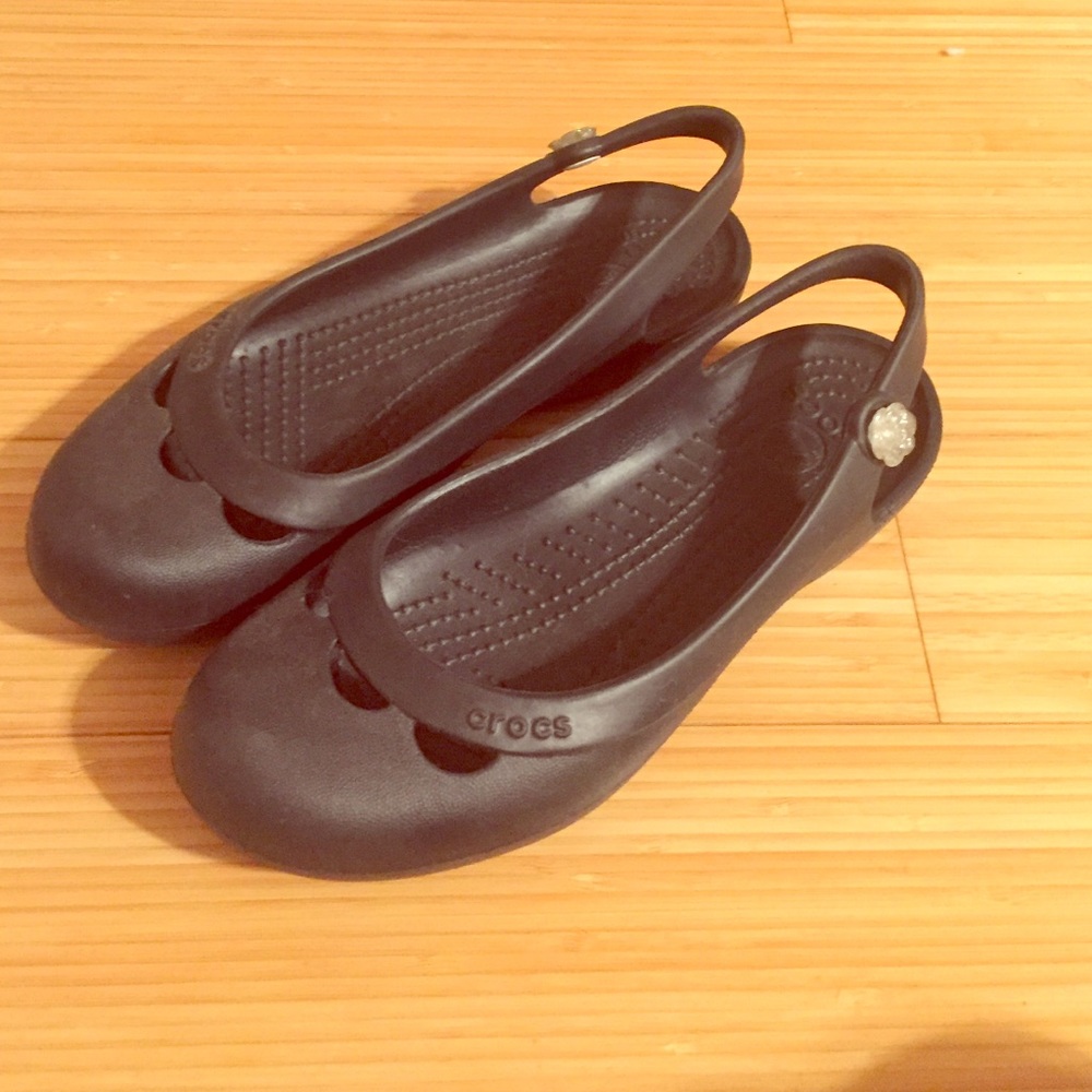 Croc Slingback Flats