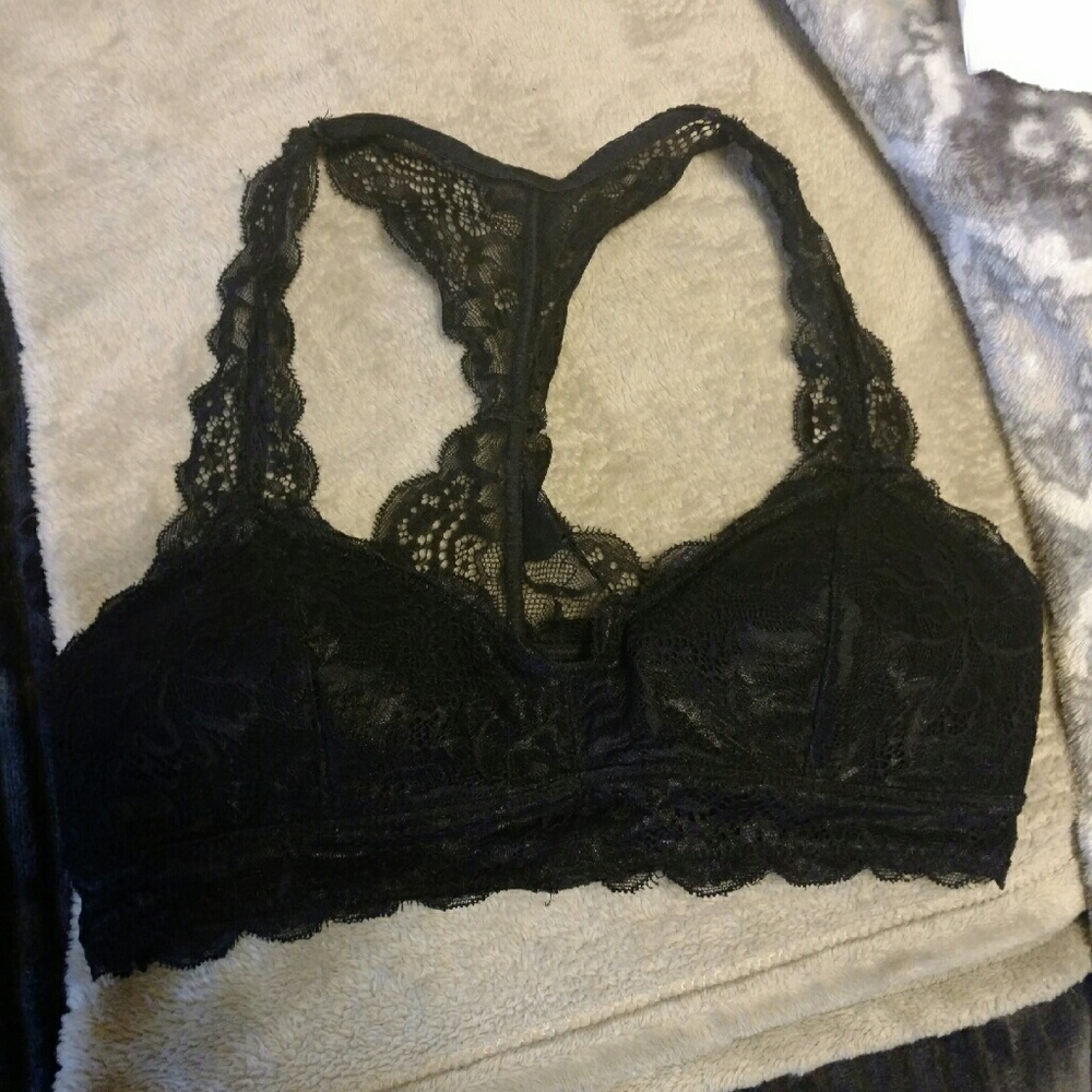 Lace black bralette