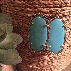 Kendra Scott Danielle Earrings | Turquoise Stone