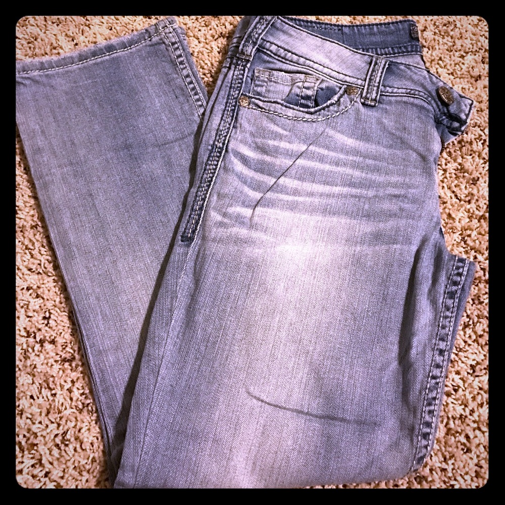 Silver Suki Capris - W29