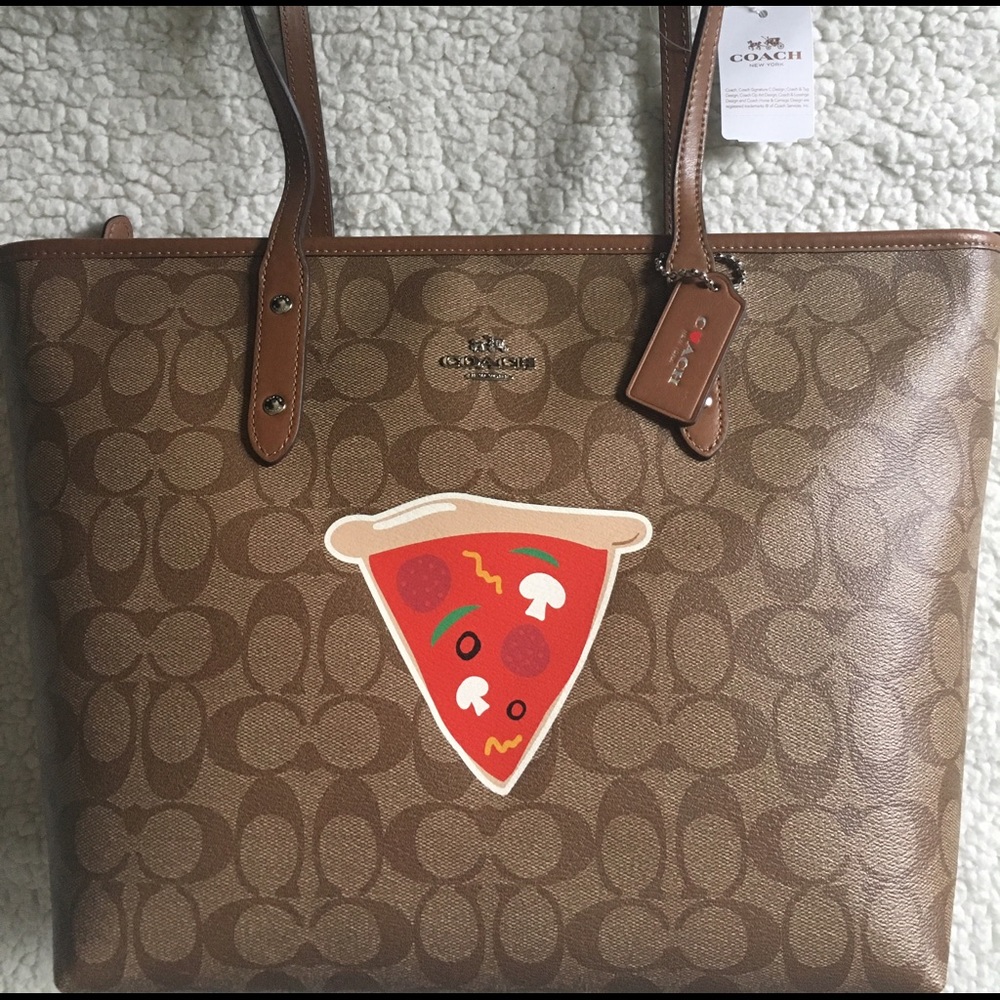 NWT Coach Limited Edition 🍕Tote