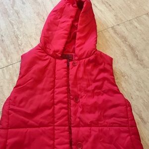 BCBG hooded vest