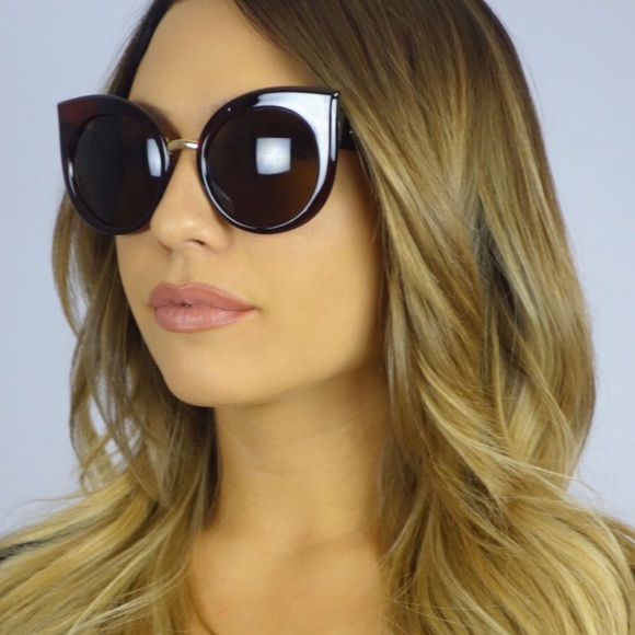 Quay Australia Dream Of Me Sunglasses Brown
