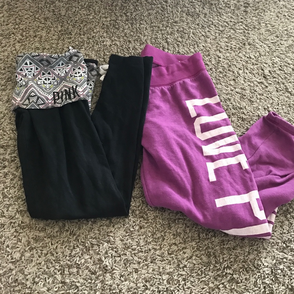 Victoria's Secret sweats and yoga pants combo