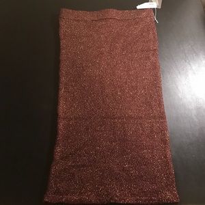 Burgundy and gold skirt. New with tags!