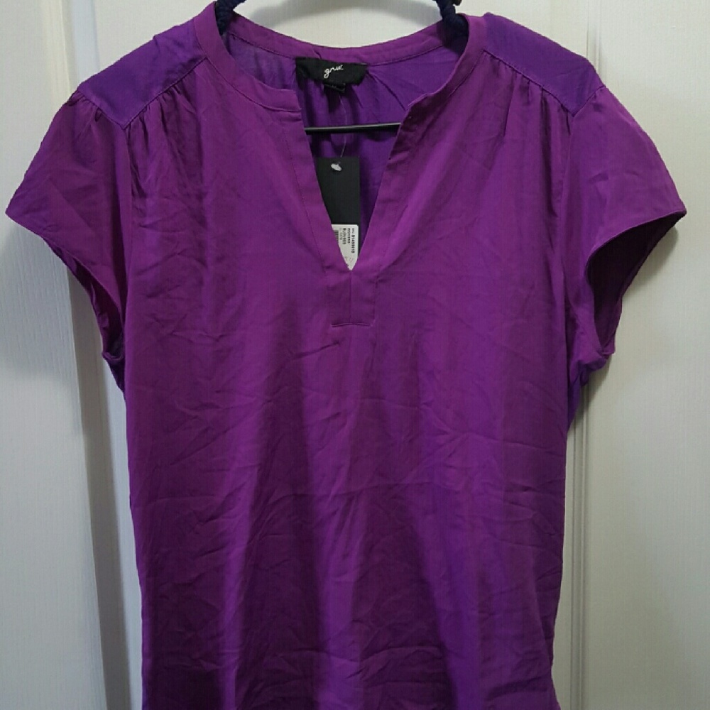 Purple blouse