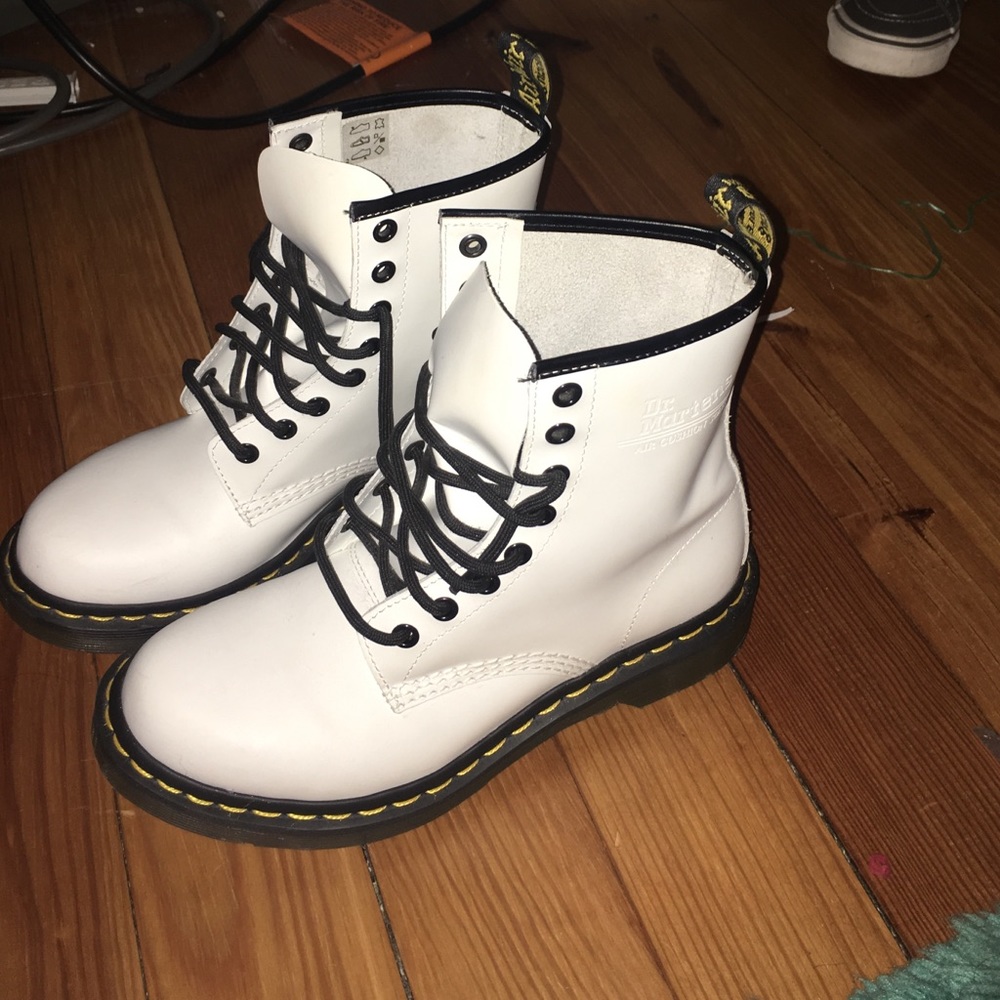 White Dr. Martens