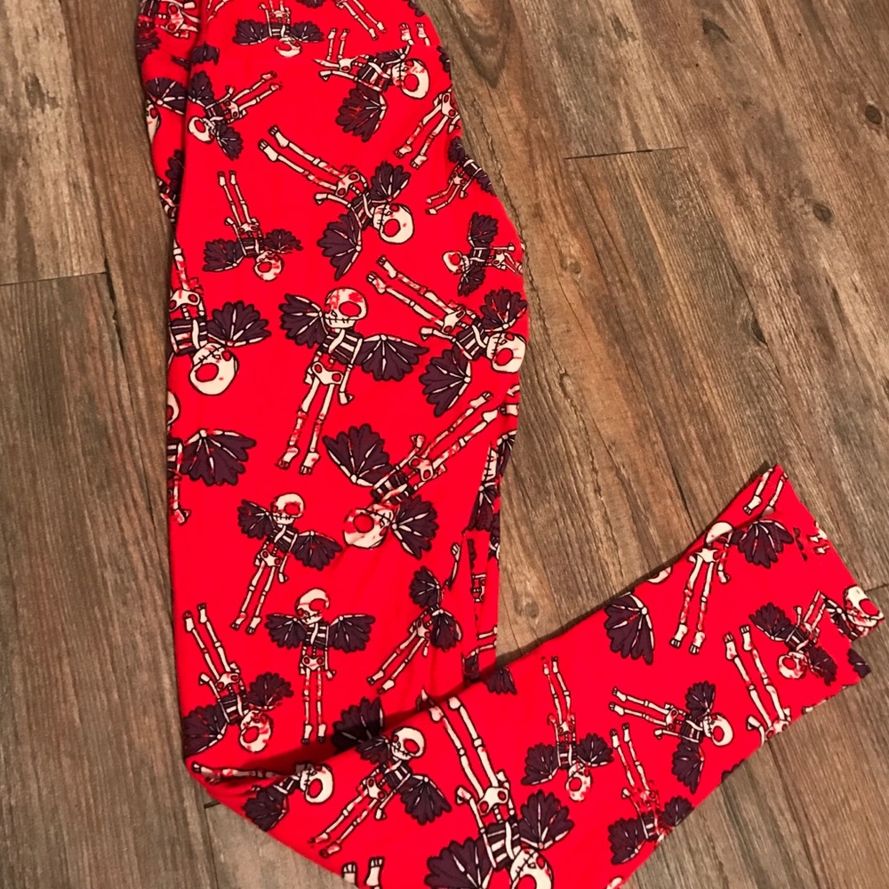 OS LulaRoe skeleton leggings