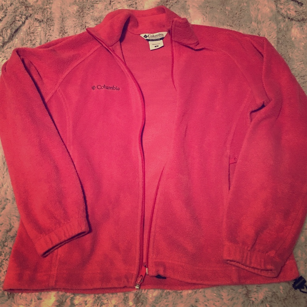 Columbia zip up fleece.