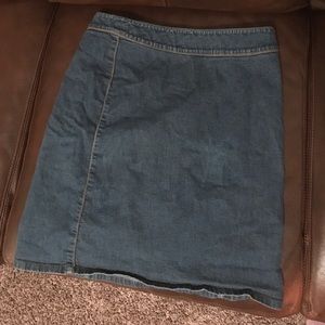 Blue jean skirt