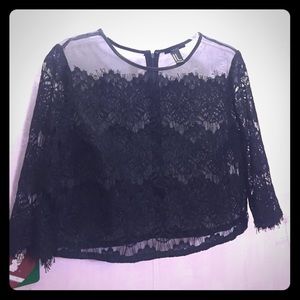 Forever 21 Lace crop top