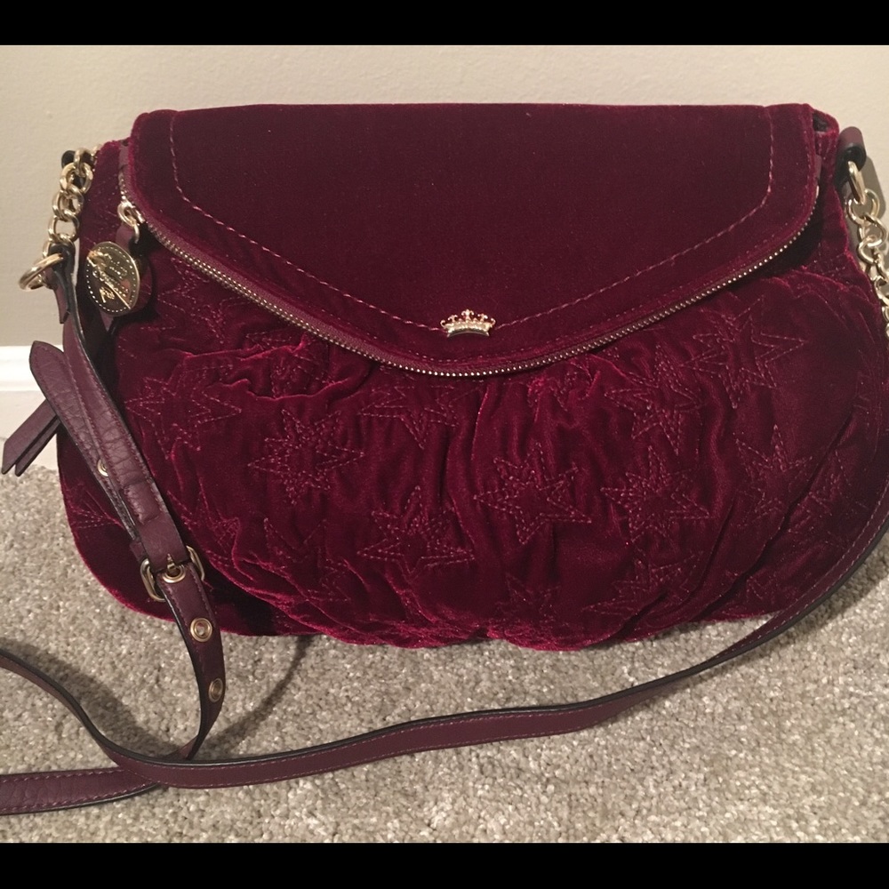 Juicy Couture Red Velvet Crossbody
