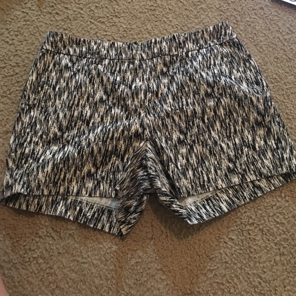 Black and White Shorts