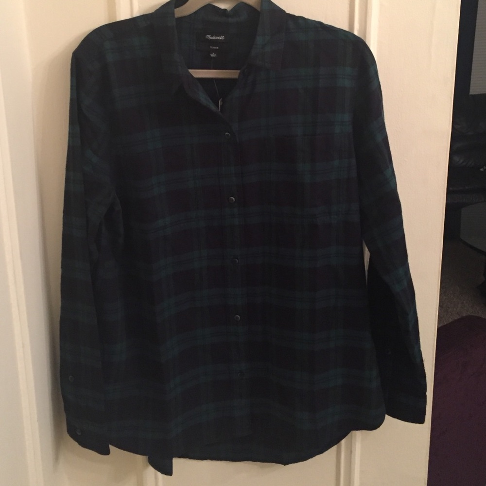 BRAND NEW with tags madewell button down large