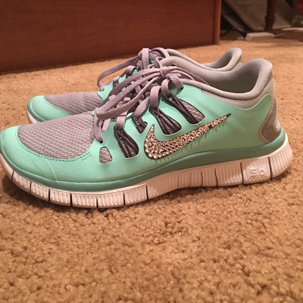 Nike Free with Swarovski crystals