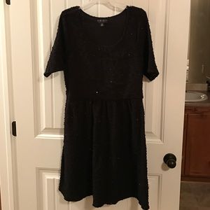 Sequined Sweater Dress 2X
